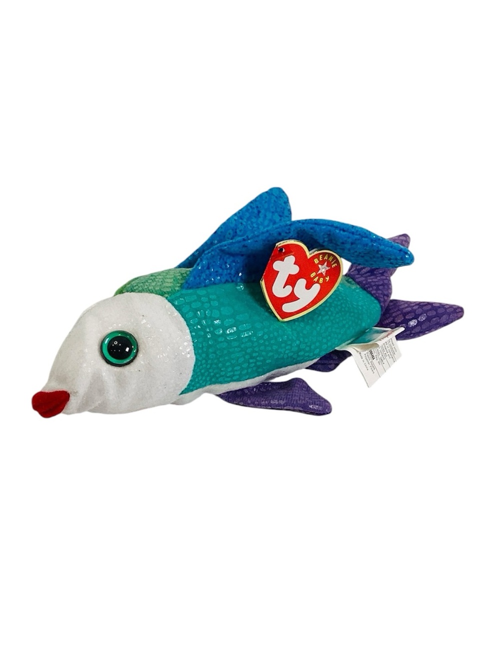 💚 TY “Propeller” Beanie Baby Sequin Fish - NWT
